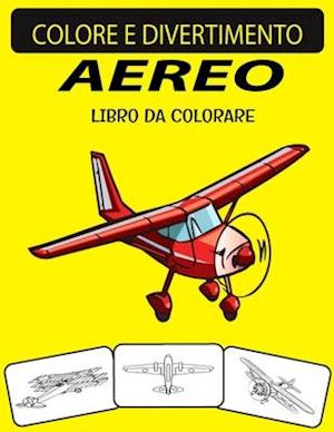 Aereo Libro Da Colorare