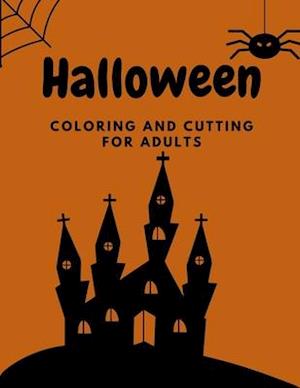 Halloween Coloring And Cutting For Adults