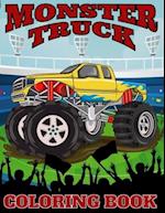 Monster Truck Coloring Book : 35 Awesome BIG Printed Designs For Kids Ages 4-8 | Filled With The Most Wanted Monster Trucks !!! 