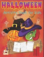 Halloween Activity Book For Kids