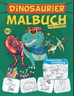 Dinosaurier Malbuch Für Kinder