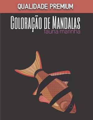 Coloração de Mandalas- fauna marinha - Qualidade Premium