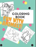 Coloring Book Fun with Animals