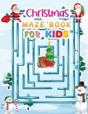 christmas maze book for kids