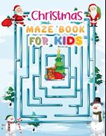 christmas maze book for kids