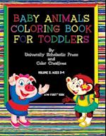 Baby Animals Coloring Book for Toddlers