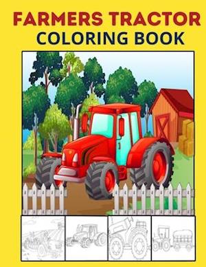 Farmers Tractor Coloring Book