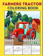 Farmers Tractor Coloring Book