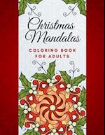 Christmas Mandalas Coloring Book For Adults