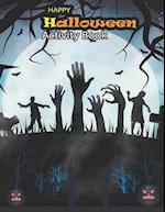 happy halloween activities book