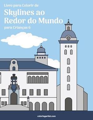 Livro para Colorir de Skylines ao Redor do Mundo para Crianças 6