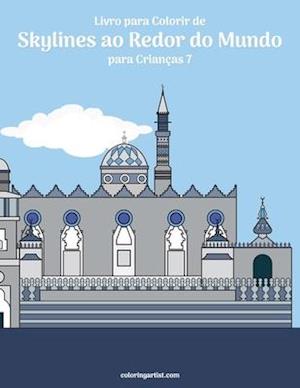 Livro para Colorir de Skylines ao Redor do Mundo para Crianças 7