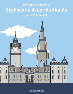 Livro para Colorir de Skylines ao Redor do Mundo para Crianças 9