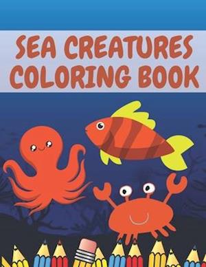 Sea Creatures Coloring Book