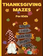 Thanksgiving Mazes For Kids
