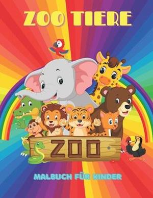 ZOO TIERE - Malbuch Für Kinder