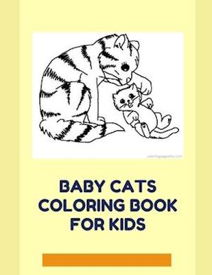 Baby cats coloring book for kids