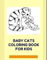 Baby cats coloring book for kids