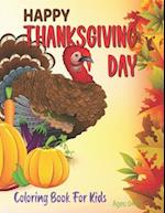 Thanksgiving Day Coloring book for kids