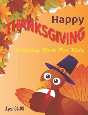 Happy Thanksgiving Coloring Book for kids