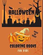 Trick or treat Halloween Coloring Book for kids