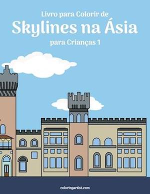 Livro para Colorir de Skylines na Ásia para Crianças 1