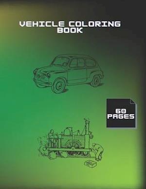 Vehicle Coloring Book