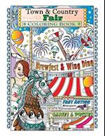 Town & Country Fair Coloring Book