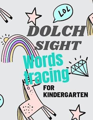 Dolch Sight Words Tracing for Kindergarten