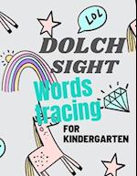 Dolch Sight Words Tracing for Kindergarten