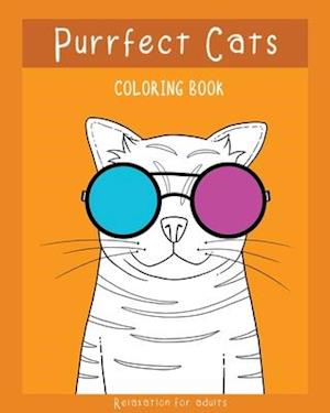 Purrfect Cats Coloring Book