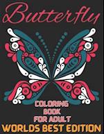 Butterfly coloring book for adult worlds best edition