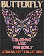 Butterfly coloring book for adult worlds best collection