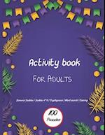 Activity book for adults