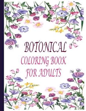 Botonical Coloring Book For Adults