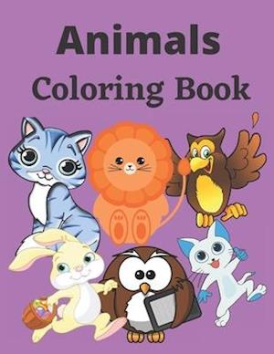 Animals coloring book