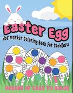 Easter Egg Dot Marker Coloring Book for Toddlers