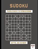Sudoku Puzzle Buch für Erwachsene mittel bis schwer Band 2