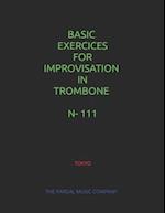 BASIC EXERCICES FOR IMPROVISATION IN TROMBONE N-111 : TOKYO 