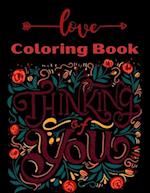 Love Coloring Book