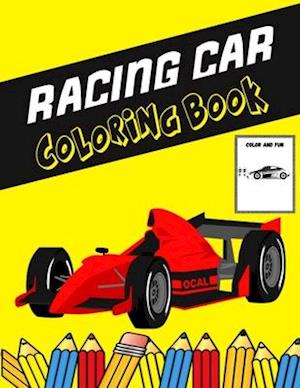 Racing Car Coloring Book