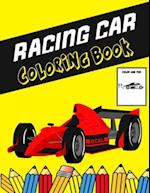 Racing Car Coloring Book