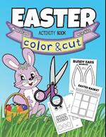 Easter Color & Cut Activity Book