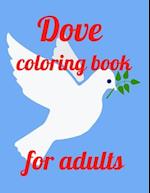 Dove coloring book for adults