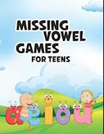 Missing Vowel Games For Teens