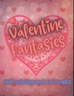 Valentine Fantasy, adult coloring book for couples