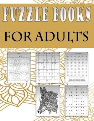 Puzzle books for adults: Fun and relaxing Activity Puzzle Book for Adults, Word search, Sudoku, mandala , Killer Sudoku and mazes 8,5"x11"