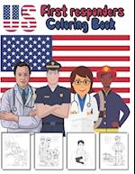 US first responders coloring book