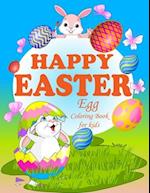 Happy Easter Egg Coloring Book for Kids