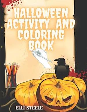Halloween Activity And Coloring Book